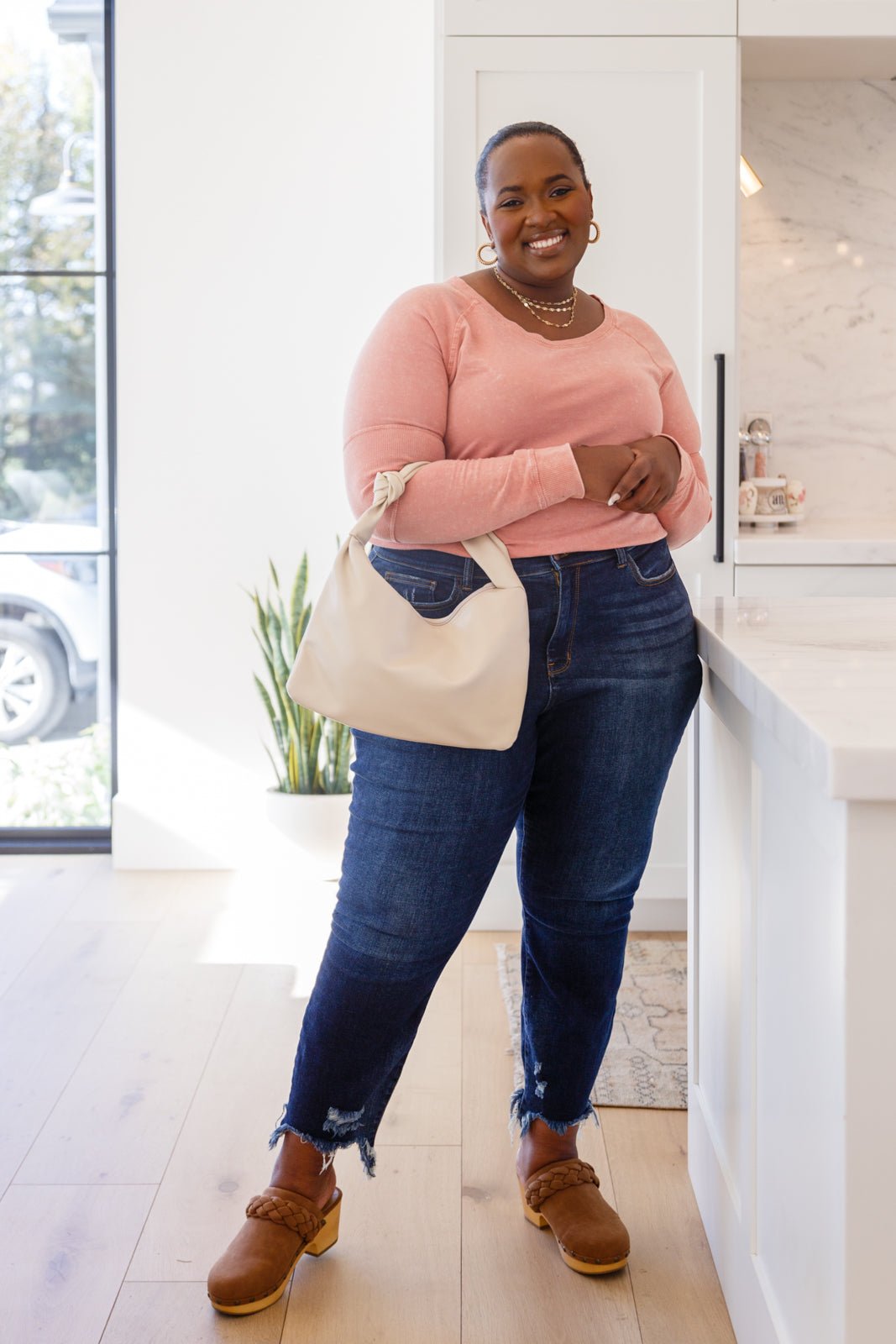 Fun Beginnings Raglan Top In Dusty Mauve (Online Exclusive) - Uptown Boutique Ramona