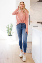 Fun Beginnings Raglan Top In Dusty Mauve (Online Exclusive) - Uptown Boutique Ramona
