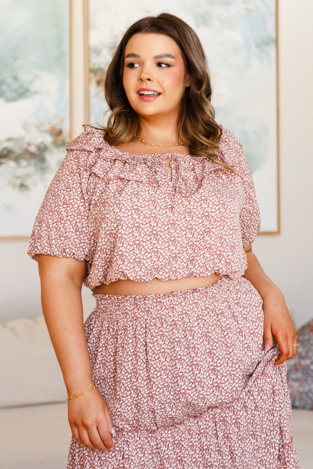 Golden Hour Top in Rose (Online Exclusive) - Uptown Boutique Ramona