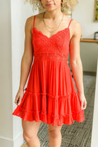 Got The Glow Dress In Red (Online Exclusive) - Uptown Boutique Ramona