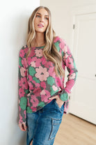 Group Chat Floral Top (Online Exclusive) - Uptown Boutique Ramona