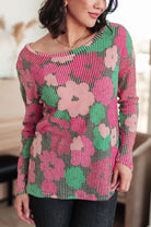 Group Chat Floral Top (Online Exclusive) - Uptown Boutique Ramona