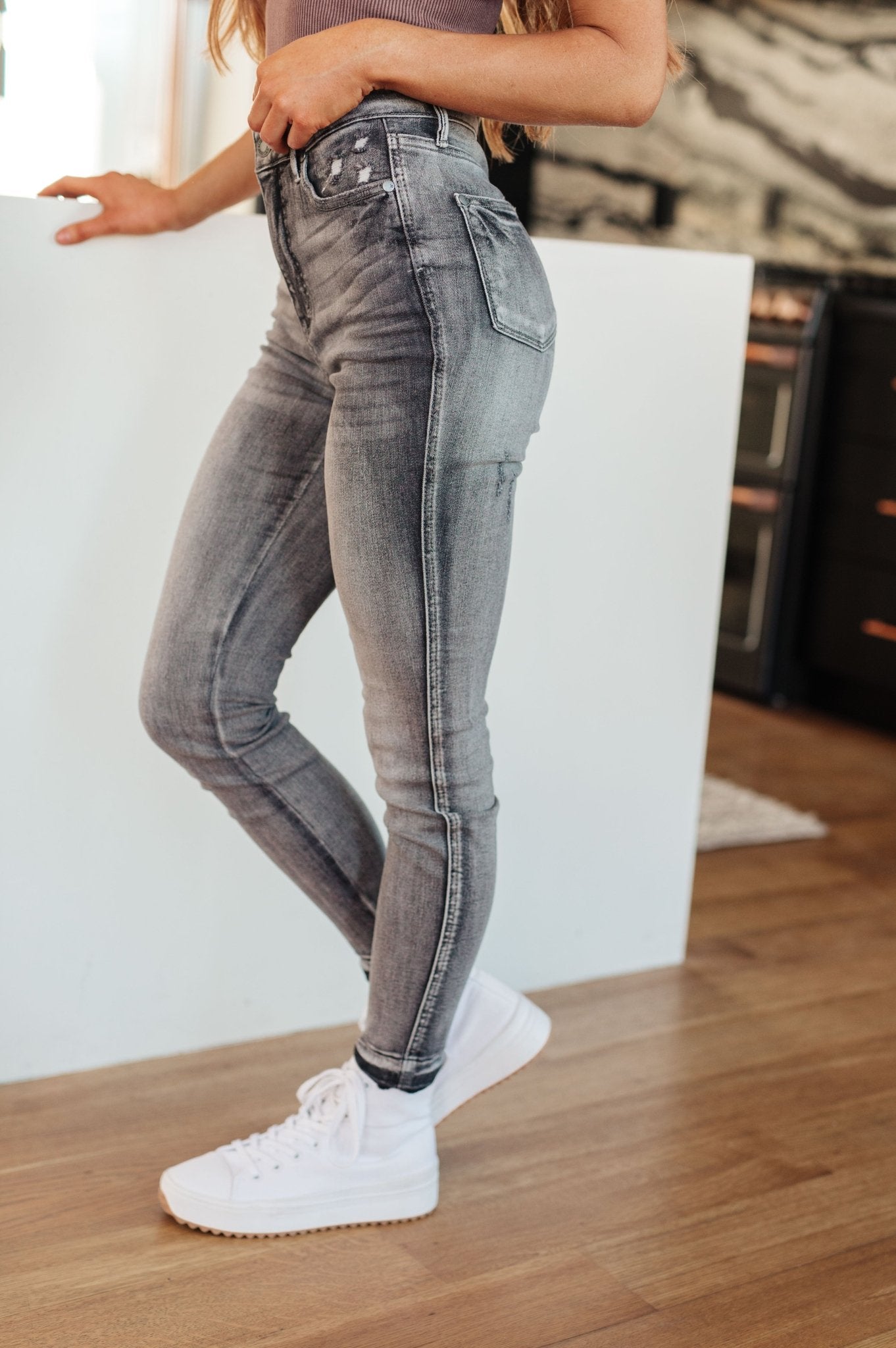 Hadley High Rise Control Top Release Hem Skinny (Online Exclusive) - Uptown Boutique Ramona