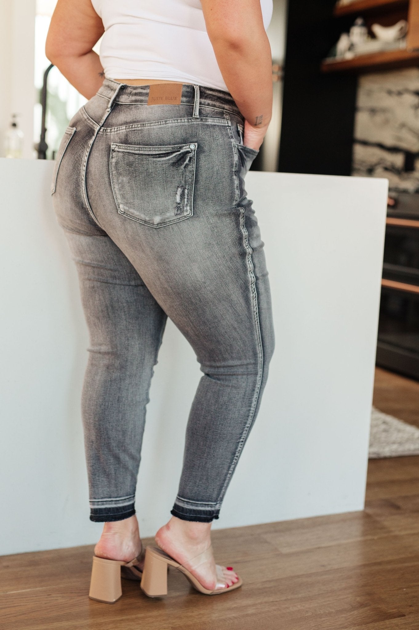 Hadley High Rise Control Top Release Hem Skinny (Online Exclusive) - Uptown Boutique Ramona