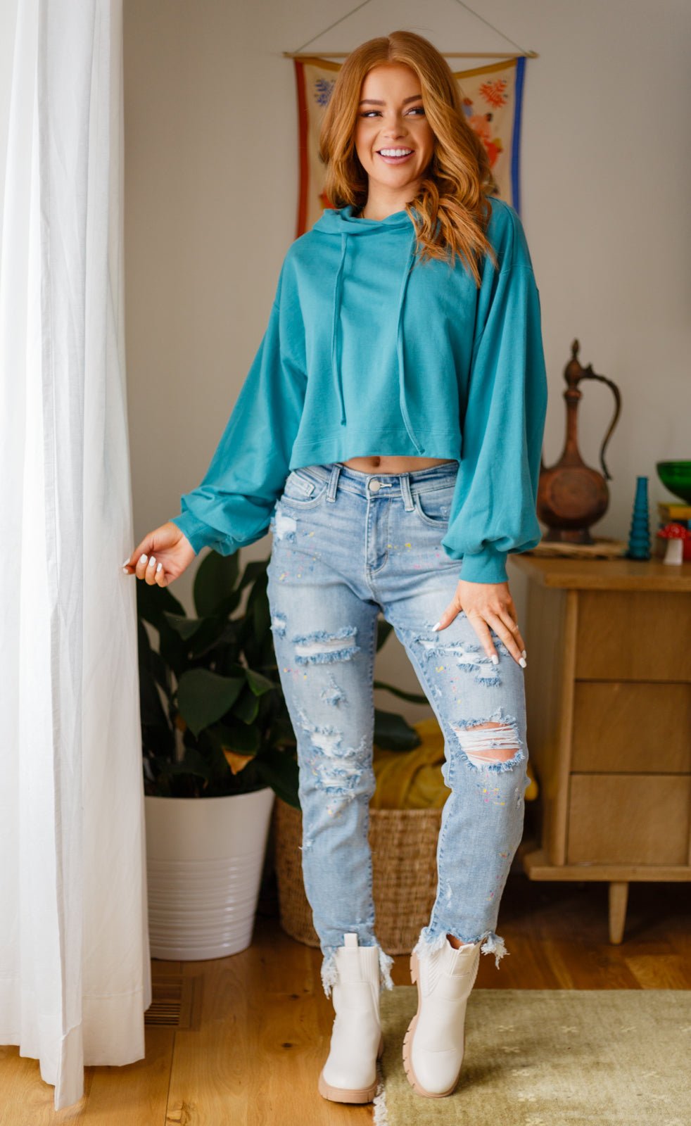 Hanging Out Hoodie (Online Exclusive) - Uptown Boutique Ramona