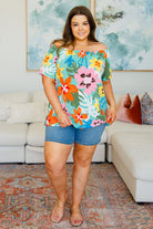 Hawaii's Finest Floral Top (Online Exclusive) - Uptown Boutique Ramona
