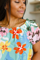 Hawaii's Finest Floral Top (Online Exclusive) - Uptown Boutique Ramona