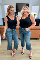 Hayes High Rise Wide Leg Crop Jeans - Uptown Boutique Ramona