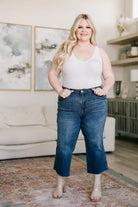 Hayes High Rise Wide Leg Crop Jeans - Uptown Boutique Ramona