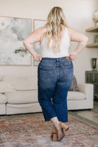 Hayes High Rise Wide Leg Crop Jeans - Uptown Boutique Ramona