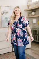 Hello Hummingbird Floral Top (Online Exclusive) - Uptown Boutique Ramona