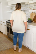 Here For The Pie Graphic T - Shirt In Cream (Online Exclusive) - Uptown Boutique Ramona