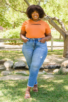 Howdy Embroidery Boyfriend Jeans (Online Exclusive) - Uptown Boutique Ramona