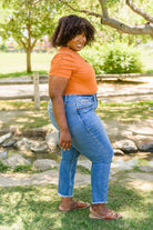 Howdy Embroidery Boyfriend Jeans (Online Exclusive) - Uptown Boutique Ramona