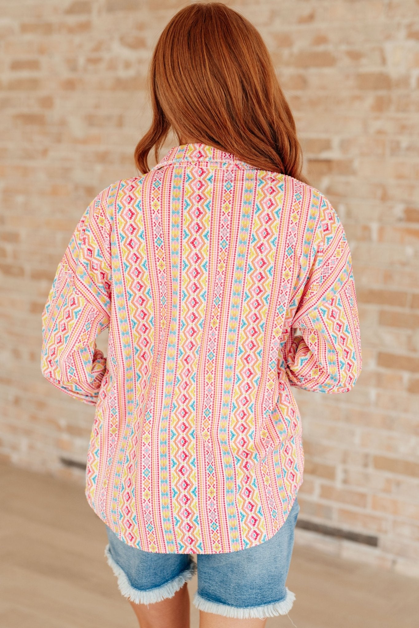 Imagine When Corduroy Button Down (Online Exclusive) - Uptown Boutique Ramona