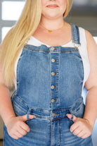 Izzy Control Top Retro Flare Overalls (Online Exclusive) - Uptown Boutique Ramona