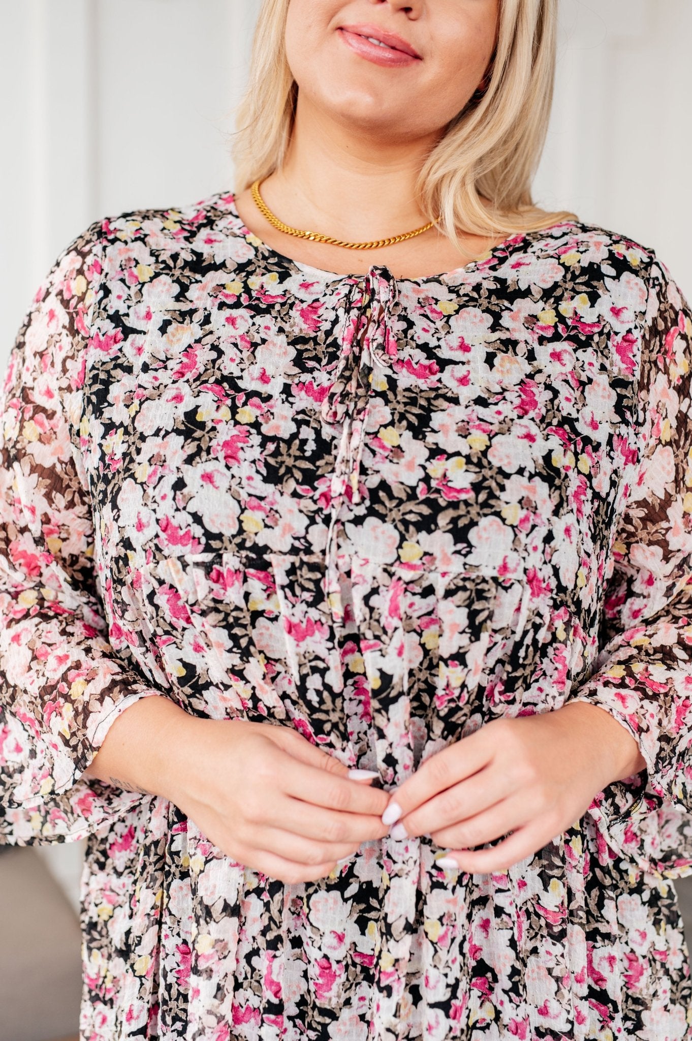 Jennifer Floral Dress - Uptown Boutique Ramona