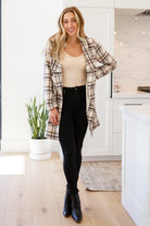 Keep Me Around Bodysuit in Beige (Online Exclusive) - Uptown Boutique Ramona