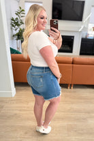 Kelsey Mid Rise Distressed Cutoff Shorts (Online Exclusive) - Uptown Boutique Ramona
