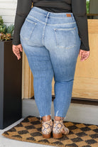 Kyla Destroyed Hi Waist Relaxed Fit (Online Exclusive) - Uptown Boutique Ramona