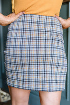Late To Class Plaid Mini Skort (Online Exclusive) - Uptown Boutique Ramona