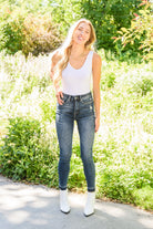 Lily Hi - Waisted Tummy Control Jeans (Online Exclusive) - Uptown Boutique Ramona