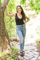 Live to Love Deep V Bodysuit (Online Exclusive) - Uptown Boutique Ramona