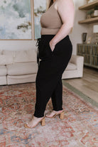 Love Me Dearly High Waisted Pants in Black (Online Exclusive) - Uptown Boutique Ramona