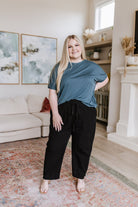 Love Me Dearly High Waisted Pants in Black (Online Exclusive) - Uptown Boutique Ramona