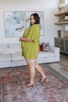 Lovely Life Plisse Romper in Green (Online Exclusive) - Uptown Boutique Ramona