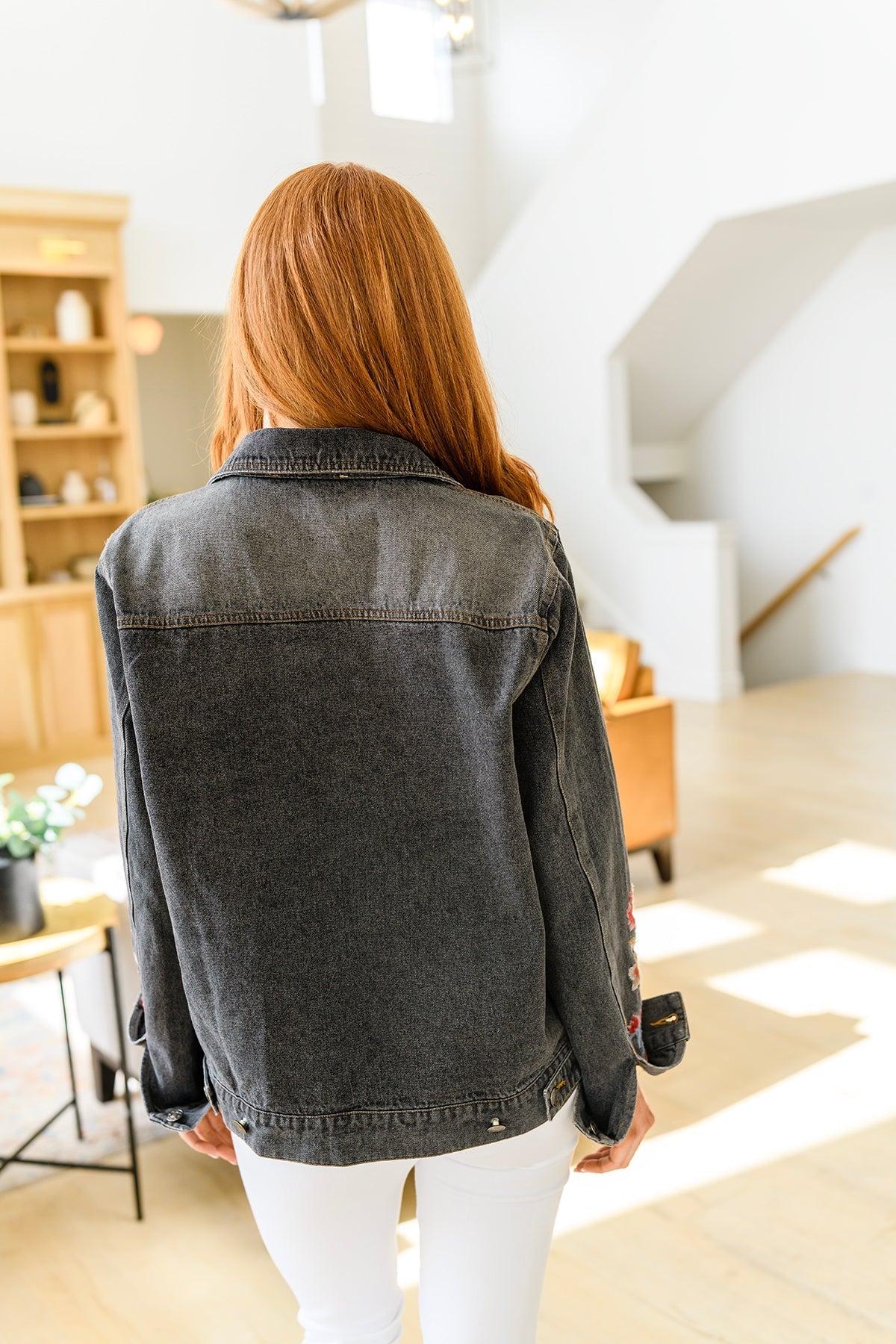 Lovely Visions Flower Embroidered Jacket (Online Exclusive) - Uptown Boutique Ramona