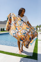 Luxury Beach Towel in Bird Of Paradise - Uptown Boutique Ramona