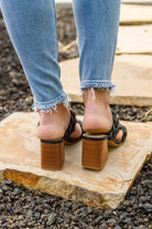 Maya Braided Heels in Black (Online Exclusive) - Uptown Boutique Ramona