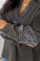Moonstone Mineral Wash Pullover (Online Exclusive) - Uptown Boutique Ramona