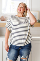 Much Ado About Nothing Striped Top (Online Exclusive) - Uptown Boutique Ramona