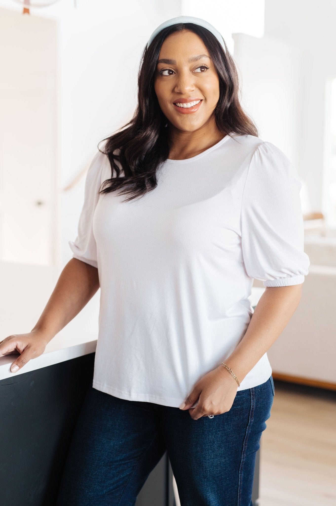 New Days Ahead White Blouse (Online Exclusive) - Uptown Boutique Ramona