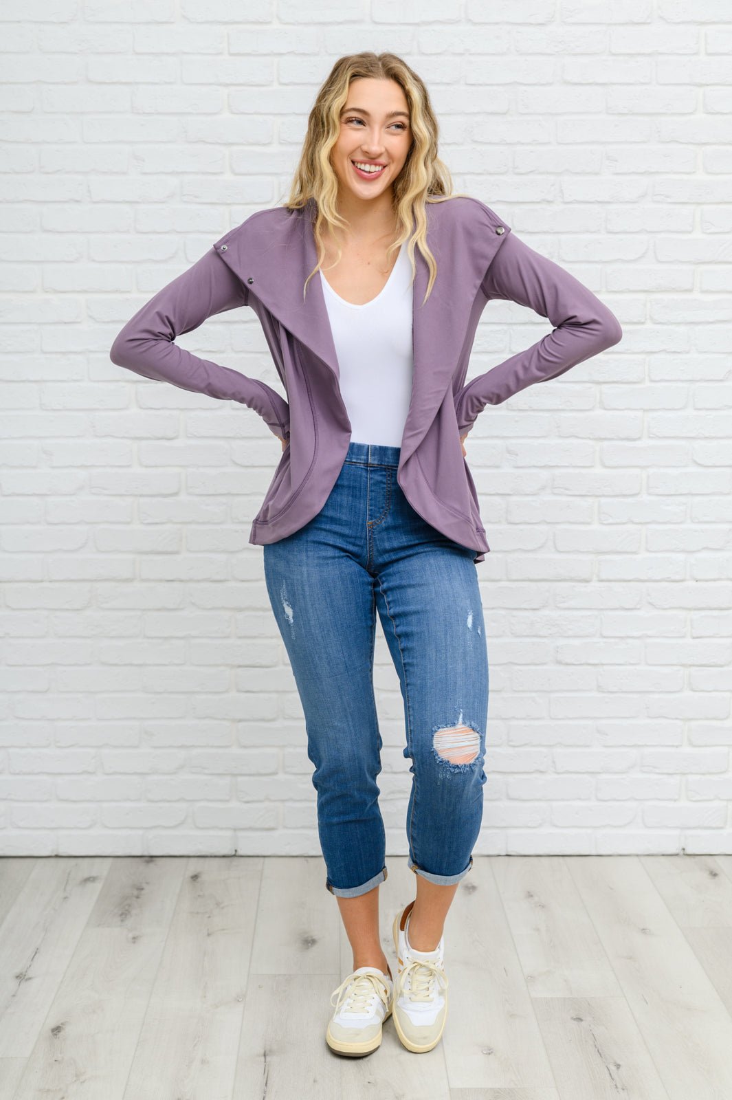 Nikki Mid - Rise Destroyed Boyfriend Jeggings (Online Exclusive) - Uptown Boutique Ramona