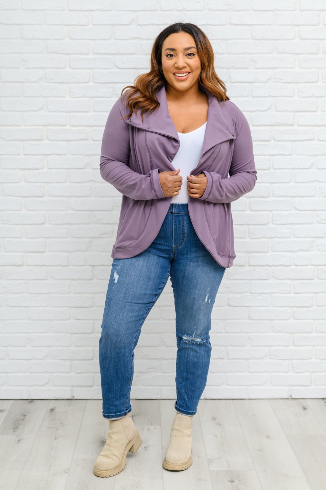 Nikki Mid - Rise Destroyed Boyfriend Jeggings (Online Exclusive) - Uptown Boutique Ramona