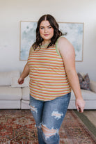 Now and Forever Striped Tank (Online Exclusive) - Uptown Boutique Ramona