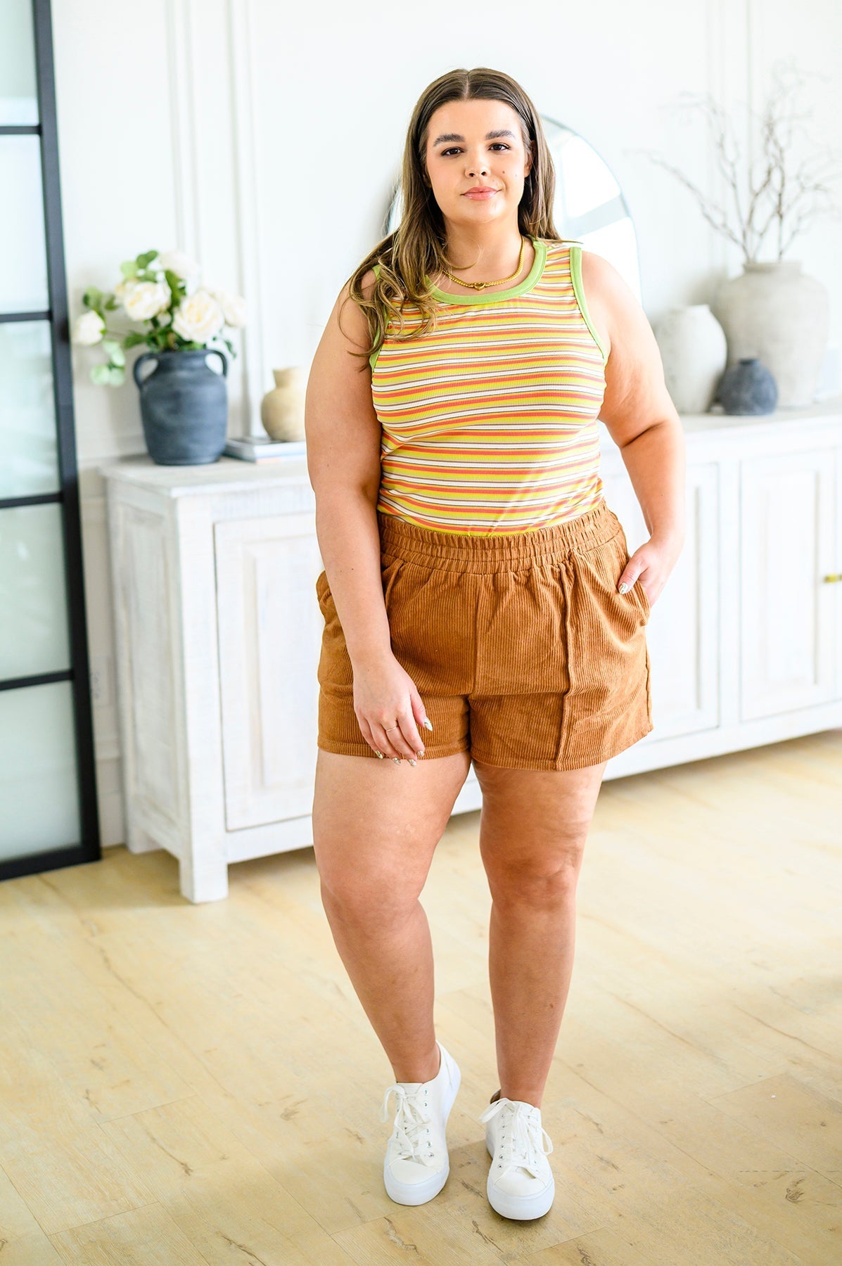 Now and Forever Striped Tank (Online Exclusive) - Uptown Boutique Ramona