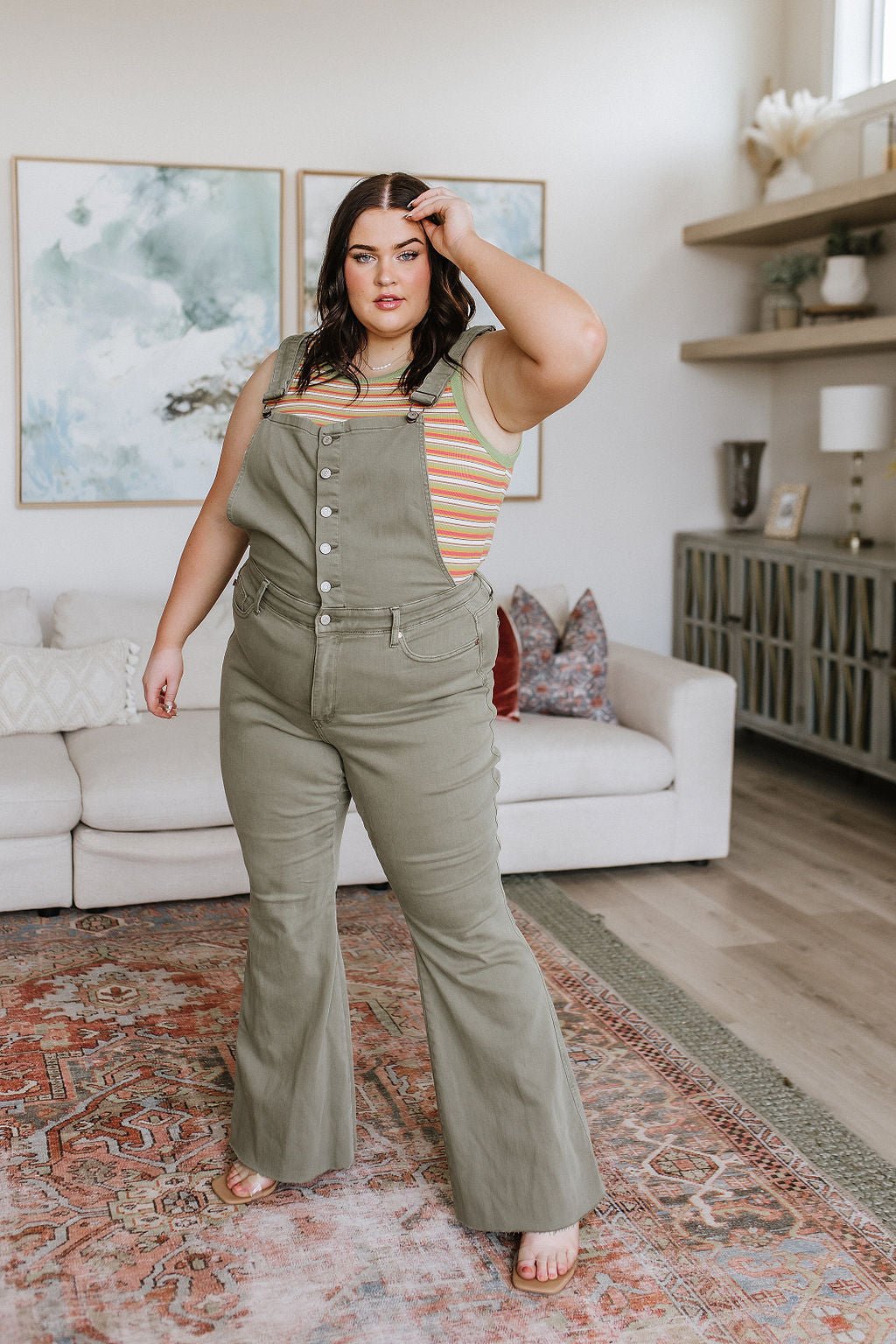 Now and Forever Striped Tank (Online Exclusive) - Uptown Boutique Ramona