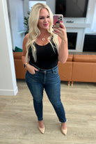 Phillipa High Rise Release Hem Slim Jeans (Online Exclusive) - Uptown Boutique Ramona