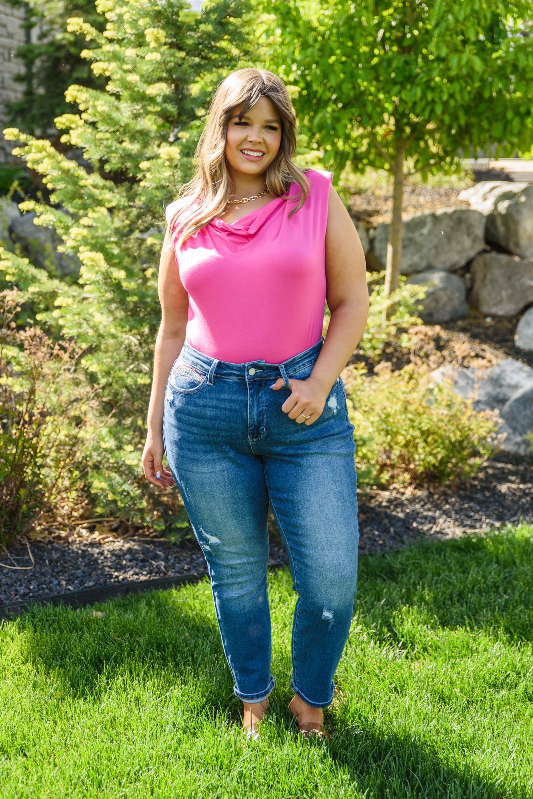 Pink Promise Bodysuit (Online Exclusive) - Uptown Boutique Ramona