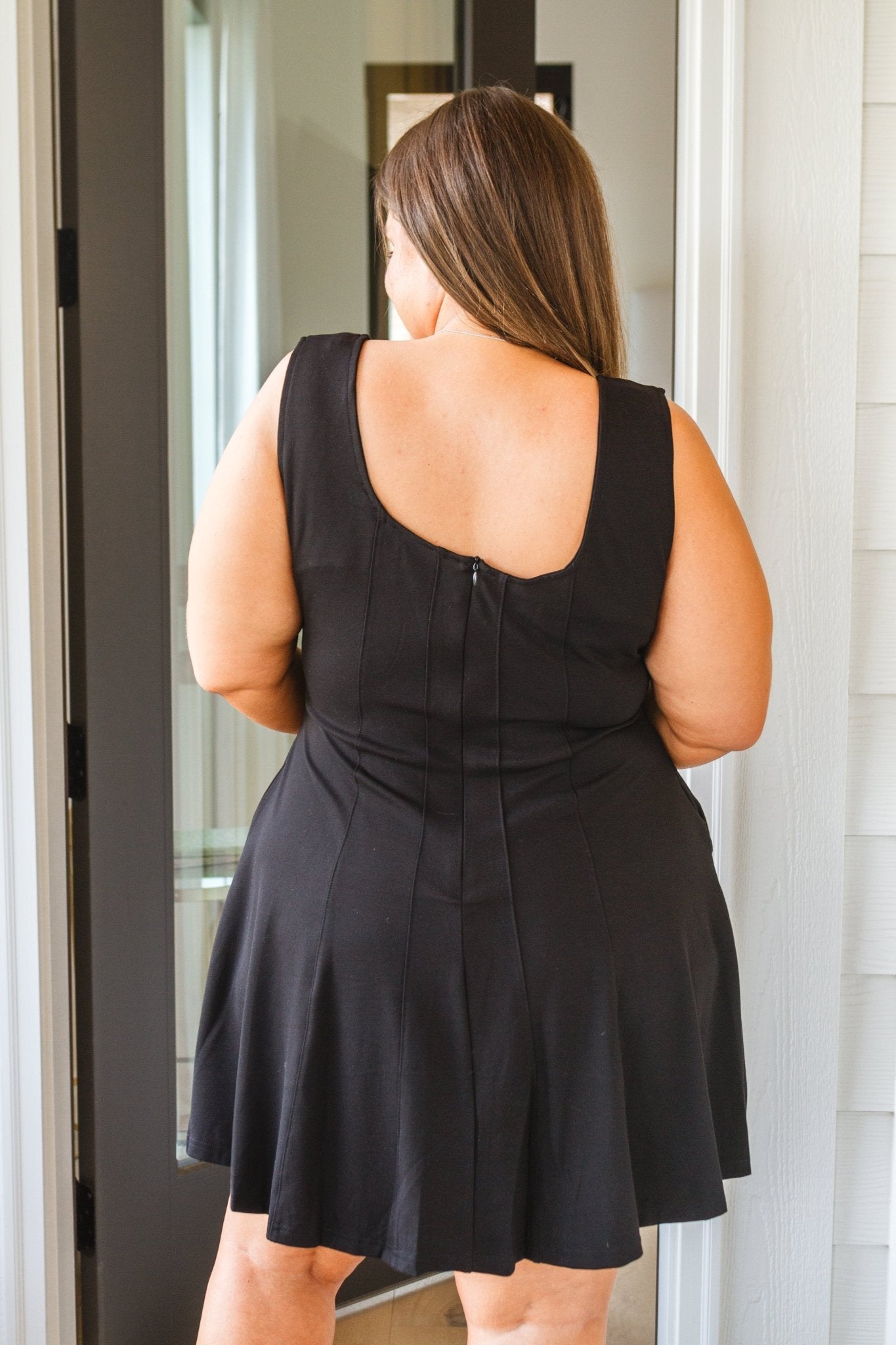Polo Match Square Neck Dress (Online Exclusive) - Uptown Boutique Ramona