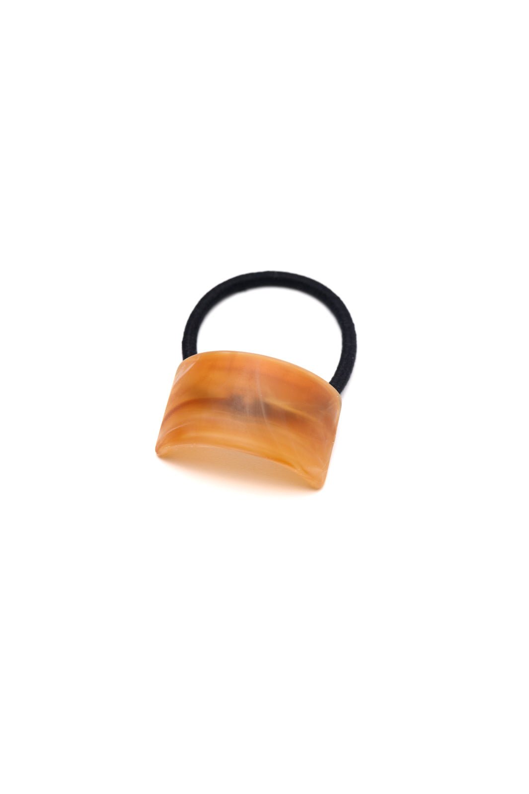 Rectangle Cuff Hair Tie Elastic in Amber (Online Exclusive) - Uptown Boutique Ramona