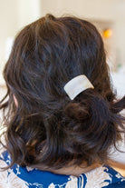 Rectangle Cuff Hair Tie Elastic in Ivory (Online Exclusive) - Uptown Boutique Ramona