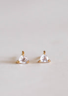 Rose Quartz Mini Energy Gem Earring - Uptown Boutique Ramona