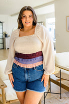 Shirley Smocked Ruffle Blouse (Online Exclusive) - Uptown Boutique Ramona