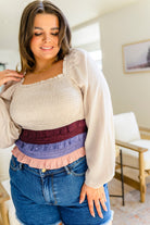 Shirley Smocked Ruffle Blouse (Online Exclusive) - Uptown Boutique Ramona