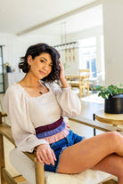 Shirley Smocked Ruffle Blouse (Online Exclusive) - Uptown Boutique Ramona